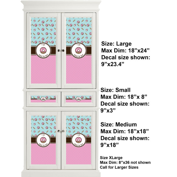 Donuts Full Cabinet (Show Sizes)