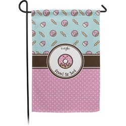 Donuts Small Garden Flag - Double Sided w/ Name or Text