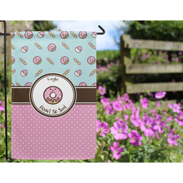 Donuts Garden Flag - Outside In Flowers
