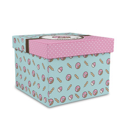 Donuts Gift Box with Lid - Canvas Wrapped - Medium (Personalized)