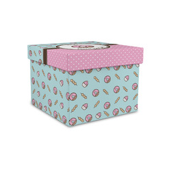Donuts Gift Box with Lid - Canvas Wrapped - Small (Personalized)