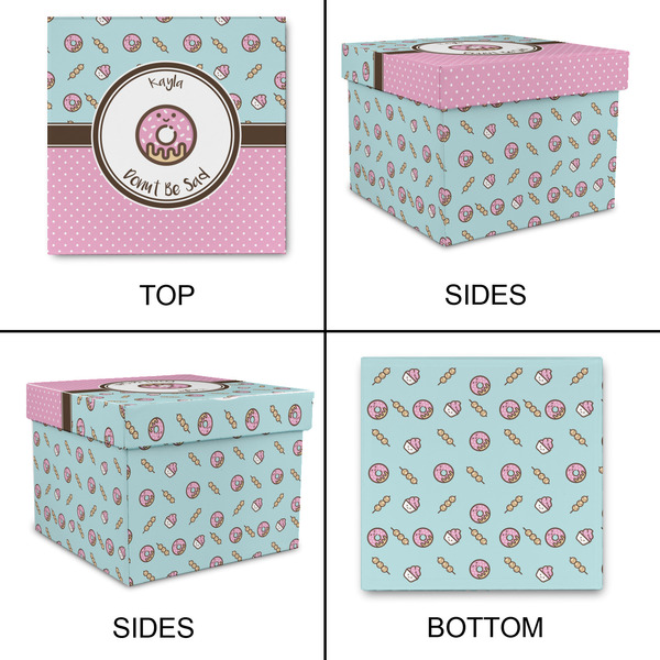 Donuts Gift Boxes with Lid - Canvas Wrapped - XX-Large - Approval