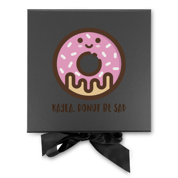 Donuts Gift Boxes with Magnetic Lid - Black - Approval