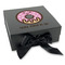 Donuts Gift Boxes with Magnetic Lid - Black - Front (angle)