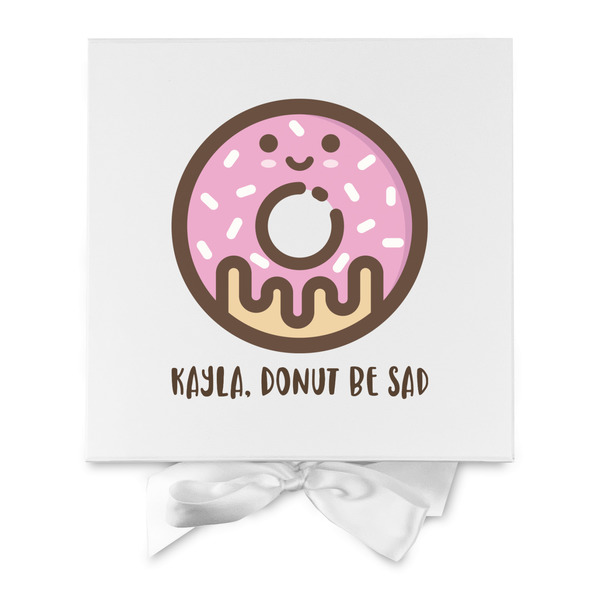 Donuts Gift Boxes with Magnetic Lid - White - Approval
