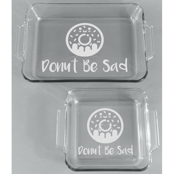 Donuts Glass Baking Dish Set - FRONT