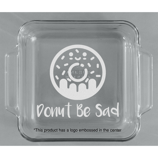 Donuts Glass Cake Dish - APPROVAL (8x8)