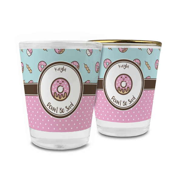 Custom Donuts Glass Shot Glass - 1.5 oz (Personalized)
