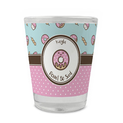 Donuts Glass Shot Glass - 1.5 oz - Set of 4 (Personalized)