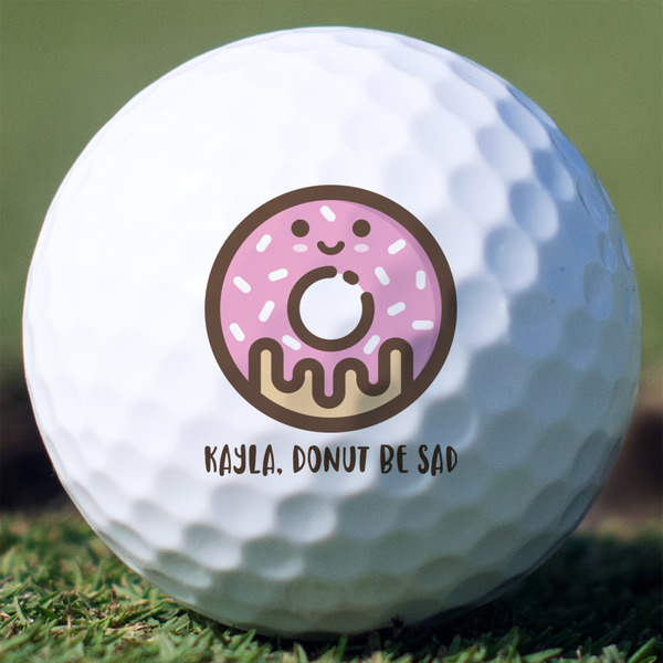 Custom Donuts Golf Balls - Titleist Pro V1 - Set of 12 (Personalized)