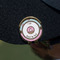 Donuts Golf Ball Marker Hat Clip - Gold - On Hat