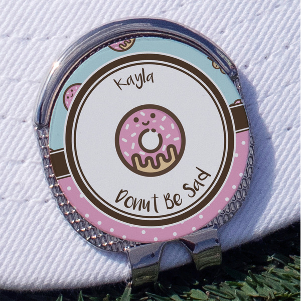 Custom Donuts Golf Ball Marker - Hat Clip