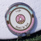 Donuts Golf Ball Marker Hat Clip - Silver - Front