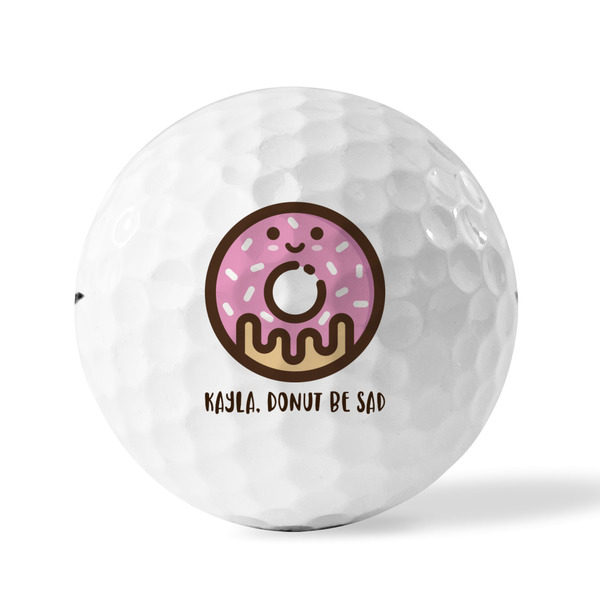 Donuts Golf Balls - Titleist - Set of 12 - FRONT