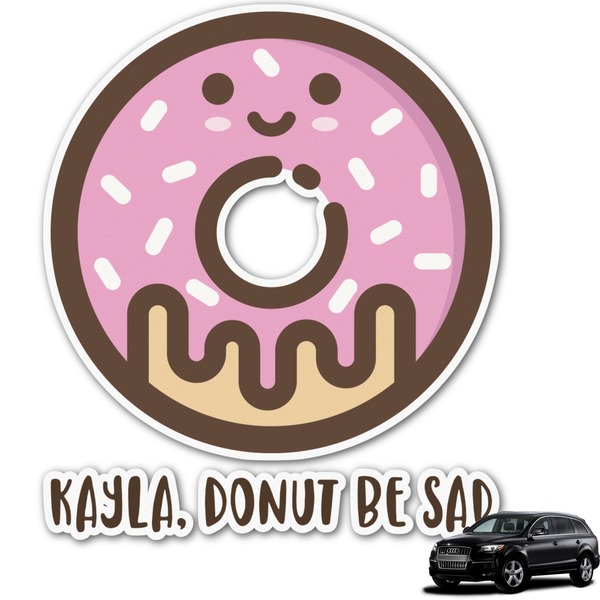 Custom Donuts Graphic Car Decal (Personalized)