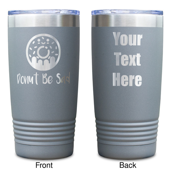 Donuts Gray Polar Camel Tumbler - 20oz - Double Sided - Approval