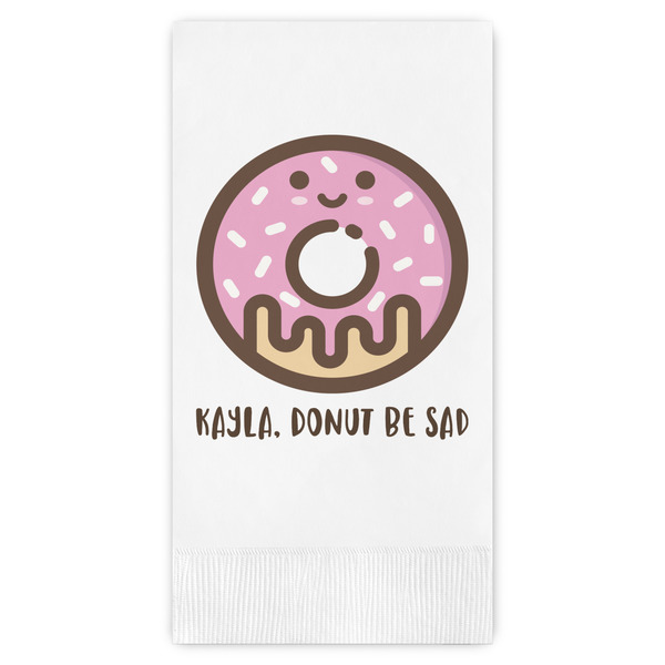 Custom Donuts Guest Napkins - Full Color - Embossed Edge (Personalized)