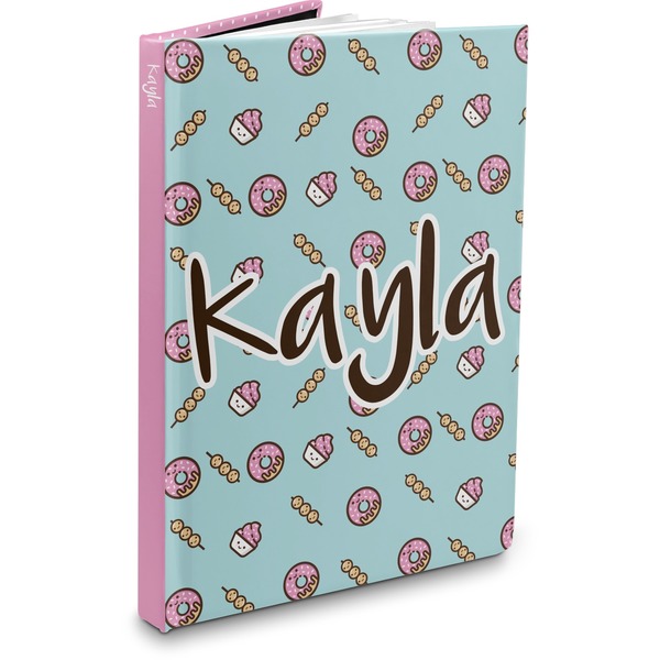 Custom Donuts Hardbound Journal (Personalized)