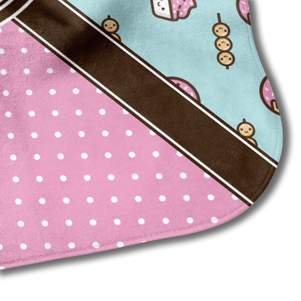 Donuts Hooded Baby Towel- Detail Corner
