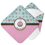 Donuts Hooded Baby Towel (Personalized)