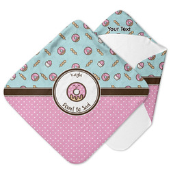 Donuts Hooded Baby Towel (Personalized)