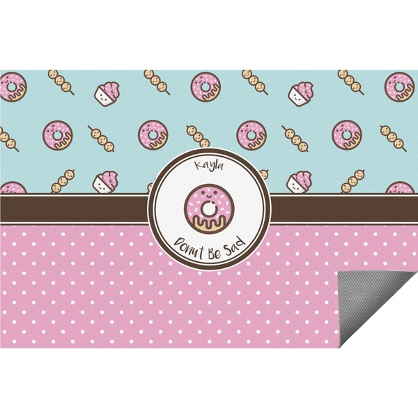 Custom Donuts Indoor / Outdoor Rug - 2'x3' (Personalized)