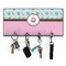 Donuts Key Hanger w/ 4 Hooks w/ Graphics and Text