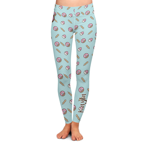 Custom Donuts Ladies Leggings - Extra Small (Personalized)