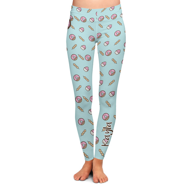 Custom Donuts Ladies Leggings - Extra Large (Personalized)