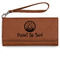 Donuts Ladies Wallet - Leather - Rawhide - Front View