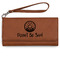 Donuts Ladies Leatherette Wallet - Laser Engraved - Rawhide (Personalized)