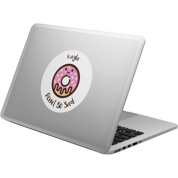 Custom Donuts Laptop Decal (Personalized)