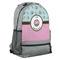 Donuts Large Backpack - Gray - Angled View