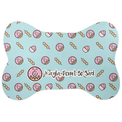 Donuts Bone Shaped Dog Food Mat (Personalized)