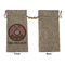 Donuts Large Burlap Gift Bags - Front Approval