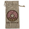 Donuts Large Burlap Gift Bag - Front (Personalized)