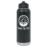 Donuts Water Bottles - Laser Engraved - Front & Back (Personalized)