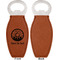 Donuts Leather Bar Bottle Opener - Front and Back (single sided)