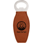Donuts Leatherette Bottle Opener (Personalized)