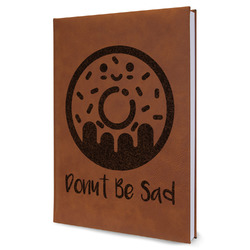 Donuts Leather Sketchbook (Personalized)