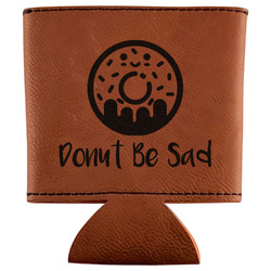 Donuts Leatherette Can Sleeve (Personalized)