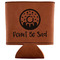 Donuts Leatherette Can Sleeve - Flat