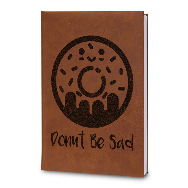 Custom Donuts Leatherette Journal - Large - Double Sided (Personalized)