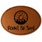 Donuts Leatherette Patches - Oval