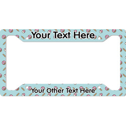 Donuts License Plate Frame (Personalized)