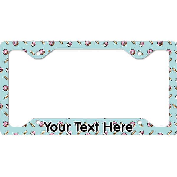 Custom Donuts License Plate Frame - Style C (Personalized)