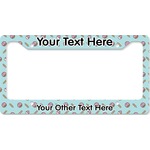 Donuts License Plate Frame - Style B (Personalized)