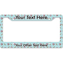 Donuts License Plate Frame - Style B (Personalized)