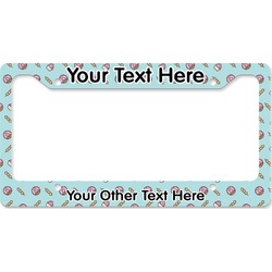 Donuts License Plate Frame - Style B (Personalized)