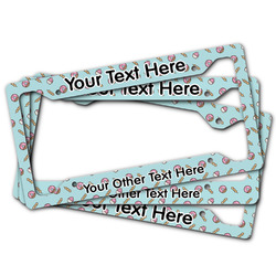 Donuts License Plate Frame (Personalized)